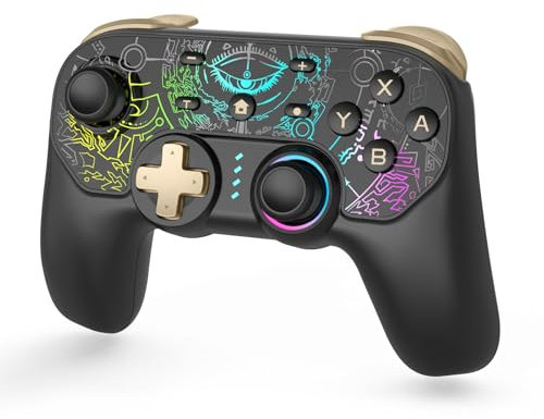 DYONDER Switch Controller Compatible avec Switch/Lite/OLED, Switch Pro Controller avec mode RVB