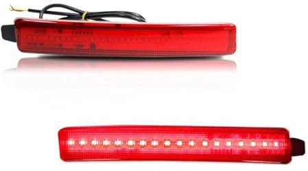 Auto Heckstoßstange Reflektor für C&adillac SRX 2010-2016 RodeLens Auto Heckstoßstange reflektierende Leiste Heckstoßstange Reflektorlampe