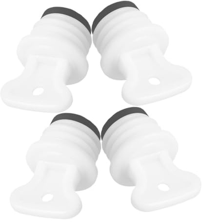 HAWILLOSCH 4pcs Hot Water Bottle Leakproof Stopper 21mm Inner Diameter Thermal Bottle Replacement Caps Seal Rings for Hot Water Bag Safety and Anti-Leak Protection