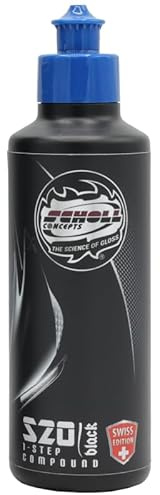 SC S20 BLACK SWISS EDITION Real 1-Step Paste | 250g | Hochleistungs-Schleifpaste | Äußerst breites Leistungsspektrum | Überragende Glanzeigenschaften