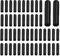 SUZEYEN 40PCS Liquor Bottle Pourer Caps – Black Rubber Speed Pour Spout Covers for Olive Oil, Wine, Vinegar & Spirits – Anti-Dust Durable PVC Spout Caps for Spill Prevention & Hygiene