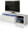 duehome | Modulo de TV Moderno, Mueble Salon, Modelo EVO Leds, Color Blanco Brillo y Luces LED, Medidas: 150 cm (Ancho) x 43 cm (Alto) x 41 cm (Fondo)
