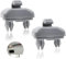 2 Gancho para Visera de Coche para Audi A4 B8, Soportes Para Parasol de Coche Gris Para A1 A3 A4 A5 Q3 Q5 (8E0 857 562) A7 B6 B7 B8 S4 S5, Accesorios de Coche Antideslumbrantes.