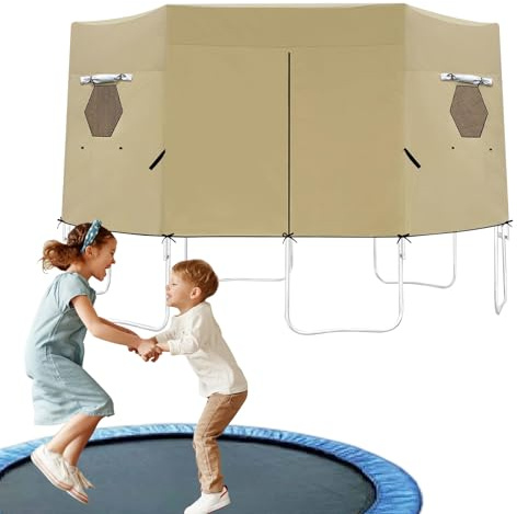 Sun Protection Trampolin, Sonnenabdeckung, für Trampolin, faltbar, wasserdicht, Tear, strapazierfähig, Abdeckung für Garten, Terrasse, Backyard