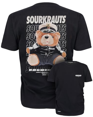 SOURKRAUTS T-Shirt SK | Aus angenehm weicher Baumwolle im modernen Schnitt, atmungsaktiv und formstabil – ideal für den Alltag und lässige Looks