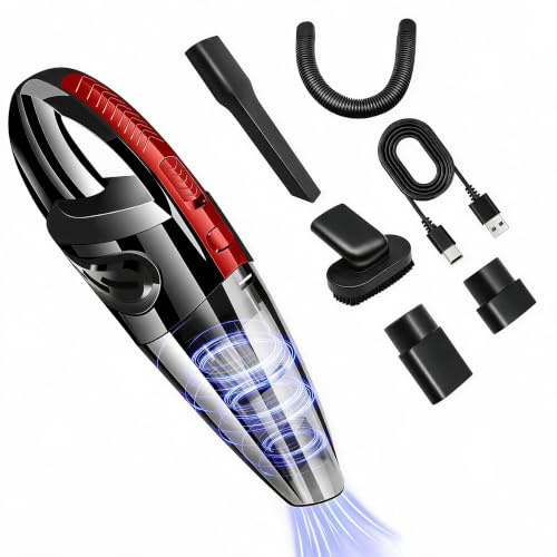 SHENGMEI Handheld Vacuum Cleaner Hand Held Vacuum Cordless Car Vacuum Cleaner Cordless Portable Vacuum Cleaner Mini Vacuum Cleaner for Use of Home, Car