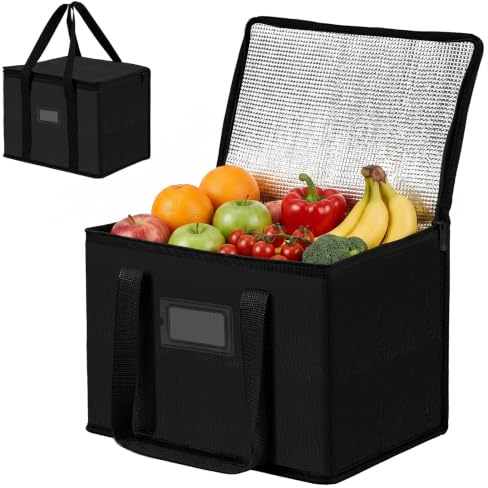 Alaoo Bolsa Nevera, 20 L Plegable Bolsa Enfriadora, Bolsa Térmica Grande | Nevera Portatil,Nevera Bolsa Grande, Bolsa Termica Playa, Bolsa Isotermica Grande, para Playa, Picnic, Acampadas