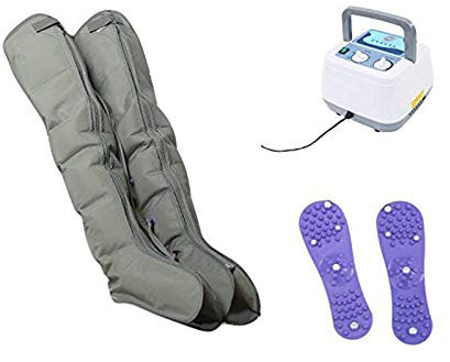 Sequential Air Compression Leg Massager for Legs and Foot Air Compression Massage Machine for Calf and Foot Circulation Massage with 6 Air Cushions