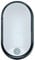 Luceco EBEO10P40-01 Eco Oval Bulkhead LED Lighting with PIR Motion Sensor, Black and White Bezel, 22 cm, 10 Watts Aluminium