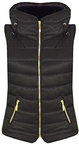 A2Z 4 Kids Girls Puffer Gilet - Gilet Puffer 466 Black 11-12