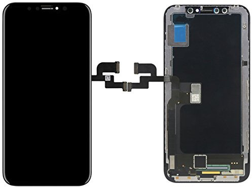 Wigento Pantalla LCD Pantalla Táctil Unidad Completa para Apple iPhone X/10 5.8 Pulgadas Negro Repuesto Cristal + Herramienta Opening Tool