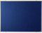 eurokraft | basic | Pinnwand | eloxierter Alu-Rahmen | Stoffbezug | blau | BxH 150x100 cm