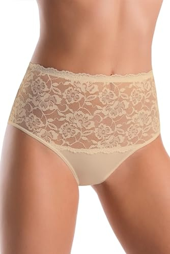 Teyli Unterwäsche Frauen Pantys Damen - Slips Damen-Unterhosen Damen Unterwäsche - Frauen Unterwäsche Baumwolle mit Spitze Blumenmotiv