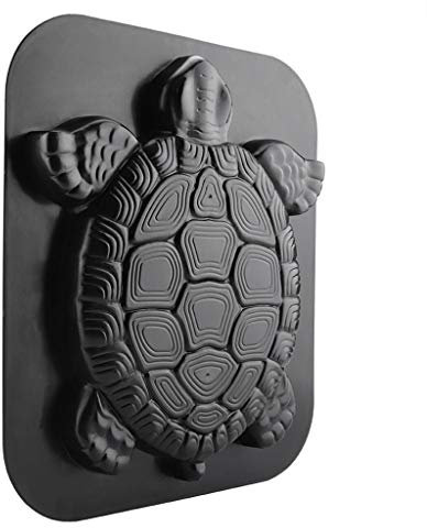 DingLong Betonform Gießform Plastikform Schablone 45x27x4cm, ABS Plastik,Große Füße Pflastermacher Stein Beton für Garten Pfad (B)