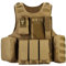 HUNTVP Taktische Weste Tactical Vest für CS Spiele, Militär Fans, Outdoor Wandern, Bergsteigen, Trekking - Einstellbar, Typ-1 Braun