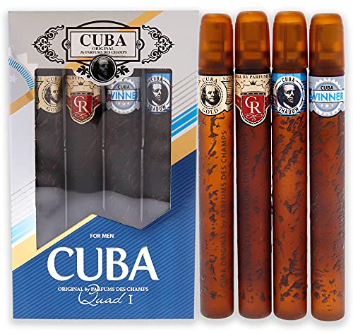 Cuba Quad I 4x35ml Eau de Toilette Geschenkset für Herren