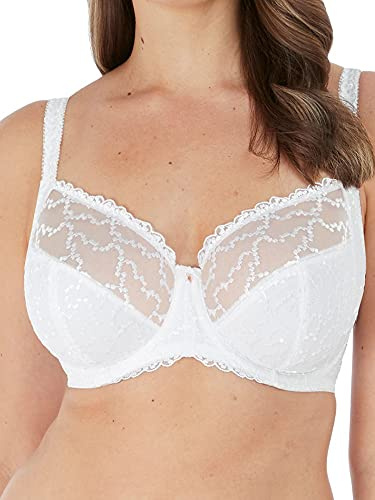 Fantasie Women's Ana Underwire Padded Half Cup Bra, Opaque, White, 32E