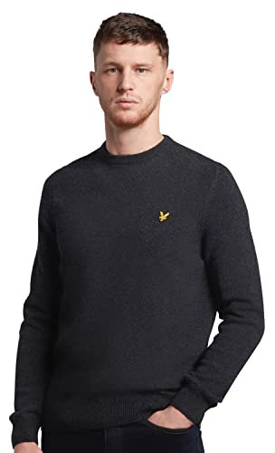 Lyle & Scott Mens Knit Jumper Charcoal Marl L