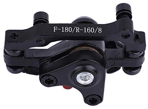 MAGT Freno a Disco per Bici, in Metallo Anteriore Posteriore Meccanico, Pinza Freno Bicicletta(BB8(F180R160))