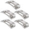 5Pcs Sewing Machine Feed Teeth, Double Row Needle Plate Universal E Shaped Fine Teeth Fits for Consew Juki Singer Industrial Sewing Machines