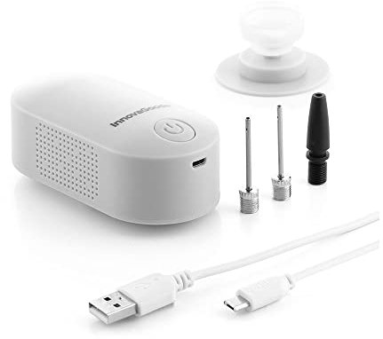InnovaGoods® Inflator et pompe à vide rechargeable 2 en 1 Blovak, inflate et dégonfle tout type d'objets, avec fonction d'inflation et de vide, design compact et portable
