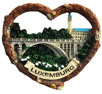 3D-Kühlschrankmagnet Luxemburg Souvenir Geschenk Magnetaufkleber Bastelkollektion