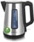 Emerio Wasserkocher doppelwandiges Cool-Wall Gehäuse 1.7L BPA 2200 Watt Auto Off Überhitzungsschutz mit hochwertigem Edelstahl abgedecktes Heizelement Deckelöffnung auf Knopfdruck Edelstahl