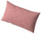 Cuscino in velluto rosa, con motivo a conchiglia, decorazione per la casa, per il divano, 30 x 50 cm