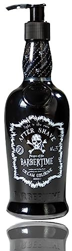 BARBERTIME Aftershave Cream Cologne | Frische und kühlende Post Shave 2-in-1 feuchtigkeitsspendende Herren-Balsam-Lotion | Nr. 3 Light In The Cave, 400 ml
