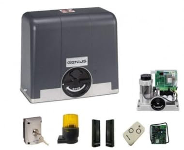 Kit Cancello Scorrevole 500 kg 230 V 868 MHZ Automazione FAAC GENIUS BLIZZARD 104001