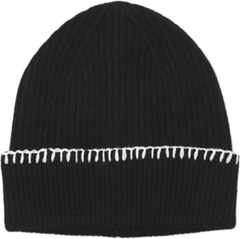 JACK & JONES Herren Jacblank Beanie Styd Aw24, Black, Einheitsgröße