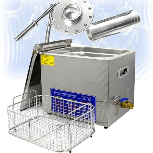ylpddmm 4L/6L/10L/14L/15L/22L/30L Pulitore Ultrasuoni Industriale,Lavatrice ad Ultrasuoni in Acciaio Inossidabile Pulizia a Ultrasuoni,Display Digitale per Uso Domestico Personale Commerciale,30L