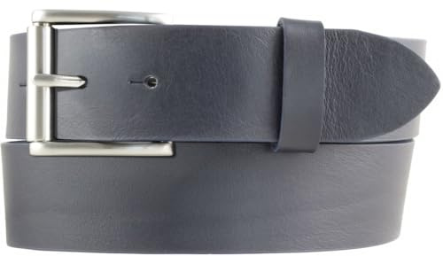 BELTINGER Jeans-Gürtel mit Rollenschnalle aus Vollrindleder 4 cm | Hochwertiger Leder-Gürtel für Herren 40mm | Herren-Gürtel made in Italy