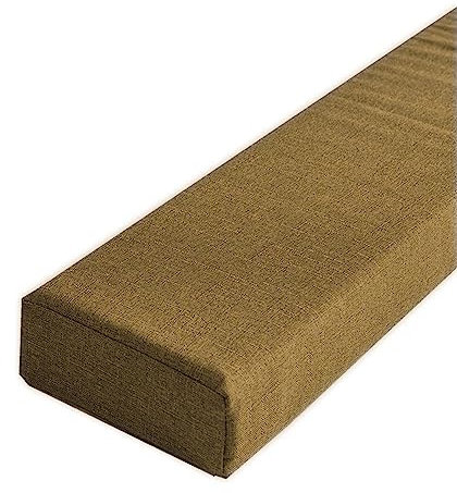 Individuelle Größe, Bettlückenfüller, Kissen, Stützrolle, Armlehnenkissen mit abnehmbarem Bezug, Sofa/Kopfteil/Matratzenschutz, Bettbrücke, Wand/Bettverlängerung, 200 x 3 x 20 cm, Kaffee