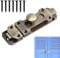Door Lock Bolt,3 Inch Brass Door Bolt,Antique Zinc Alloy Security Latch Lock,Door Latches for Internal Door,Door Bolts for Internal Doors,for Securing Internal External Doors, Bronze Tone
