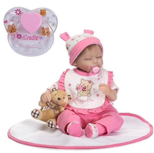 Ynnhik Magnetschnullerpuppe Babyzubehör | Magnetisches Beißspielzeug | Zubehör für wiedergeborene Puppen, um die kreativen Stunden von Kleinkindern zu verbessern und zu verbessern, sicher und stark