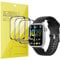 Lamshaw Compatible avec ICE smart 2.0 1.96 Pouce SmartWatch Film de protection, protection écran pour,3D couverture complète protection d'écran, HD ultra transparente. (3 Packs)
