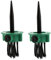 Toyvian 2 Sätze 360 Automatischer Sprinkler Besonderheit Gartenwasser Verfügt Über Outdoor Gartenwassersprinkler Garten Sprinkler Anlage Bewässerung Sprinkler Für Garten Grün Plastik