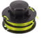 ComfyHarbor Bobine de fil en nylon de 1,2 mm pour débroussailleuse RAC118 RLT3525S - Noir et jaune - Pour équipement d'entretien de pelouse de jardin (1 pièce)