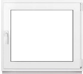 Framex Ventana de plástico blanco ancho x alto 100 x 80 cm (1000 x 800 mm) 3 compartimentos (32 mm) basculante giratorio DIN derecho – Premium – Todos los tamaños