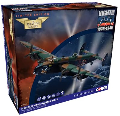Corgi AA37210 Handley Page Halifax MkV - 'London's Revenge/L for Lana', Die-cast model for 14+ years, adults and collectors
