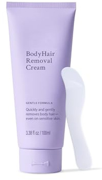 Hair Removal Cream for Women, Painless Depilatory Cream Removes Hair from Legs, Arms, Underarms, Stomach, and Bikini Line with Spatula