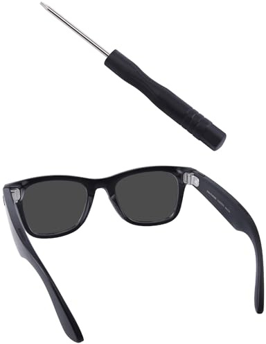 BlazerBuck Screw Drivers for Ray-Ban Meta Wayfarer RW4006 50mm Smart Glasses, Precisely Assemble & Secure Your Sunglasses - Black
