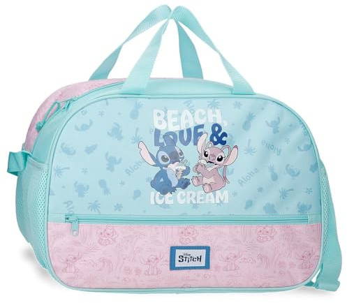 Joumma Disney Stitch Beach & Love Reisetasche türkisgrün 40x28x22 cm Polyester