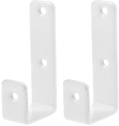SECFOU Set 1 Ganci per Scaletta Letto a Soppalco in Stile Moderno Rivestimento Antiscivolo e Viti per Uso Domestico e Regalo Trasloco