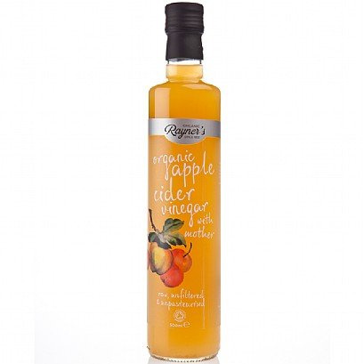Rayners Bio-Apfelessig mit Mutter – 500 ml, 4 Stück