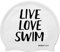 BUDDYSWIM Ohne Genre 25087 Silikonmütze, weiß, Einheitsgröße