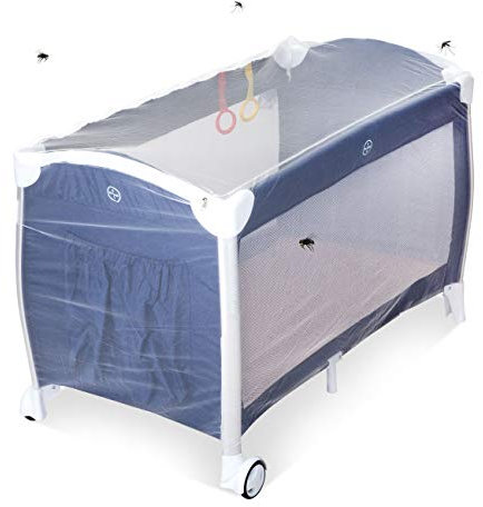 LEMESO Moustiquaire Protection Anti-Insectes Universelle pour Lit de Bébé, Moustiquaire Universelle pour Bébés, Enfants