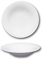 Saturnia 5616126 B-Bowl Teller Napoli aus Porzellan, Weiß, 26 cm, Porcelain