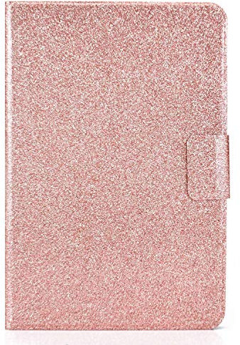 Miagon für iPad Pro (11 Zoll) 2020/2018 Glitzer Hülle,Schutzhülle mit Magnetisch Auto-Einschlaf/Aufwach PU Leder Smart Flip Stand Cover,Roségold